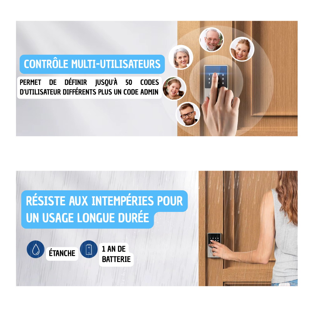 FURAKS NoKey Access – Verrou connecté avec clavier tactile