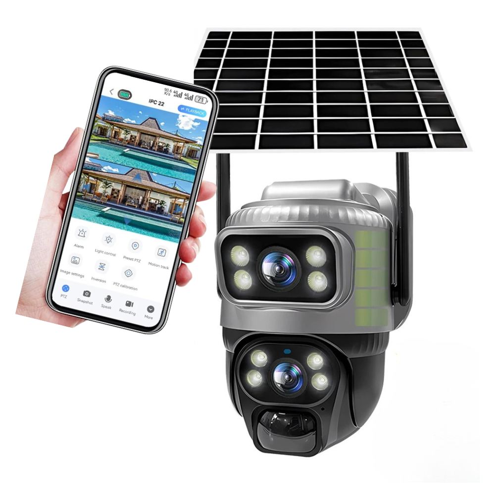 FURAKS SkyEye Solar – Caméra de Surveillance Extérieure