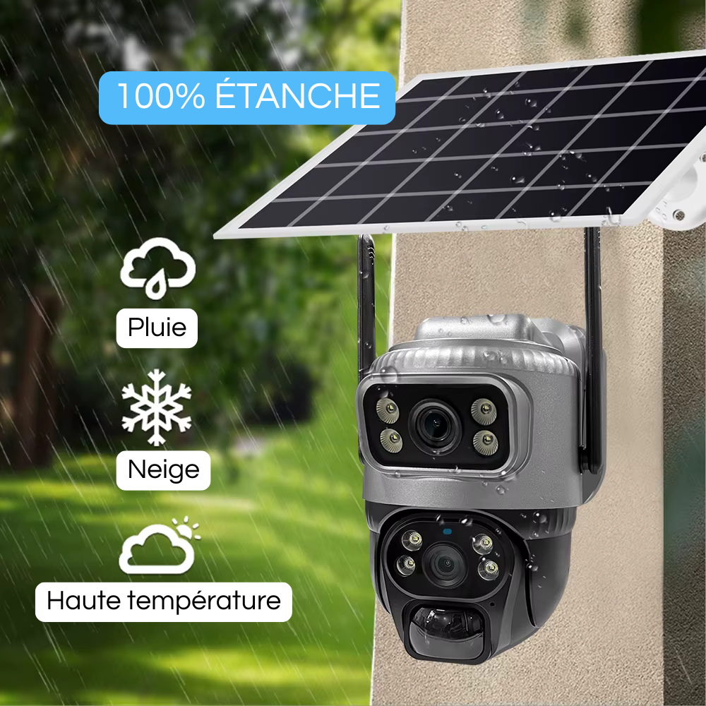 FURAKS SkyEye Solar – Caméra de Surveillance Extérieure