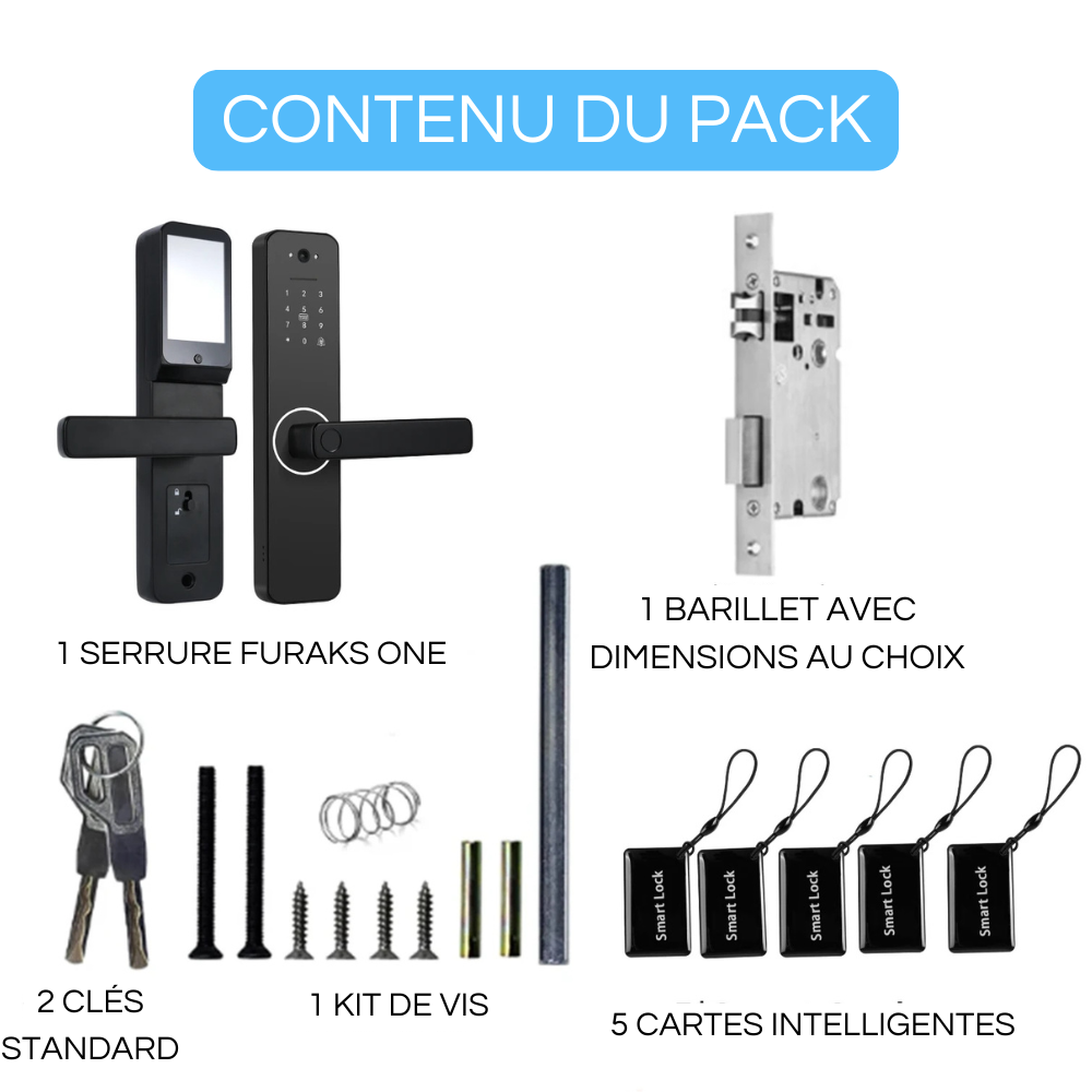 Furaks One – Serrure Connectée avec Caméra Intégrée