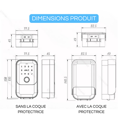 FURAKS KeySafe Pro – Boîte à Clés Connectée Sécurisée